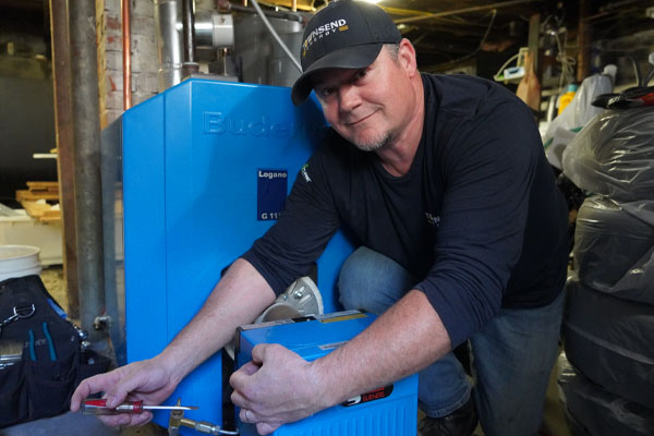 image of a townsend energy boiler service