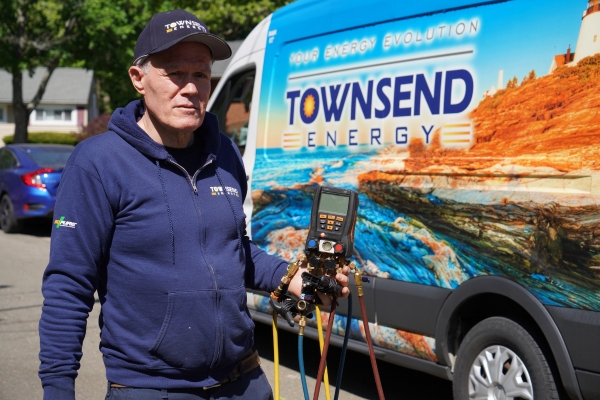 Townsend Energy's professional HVAC technician