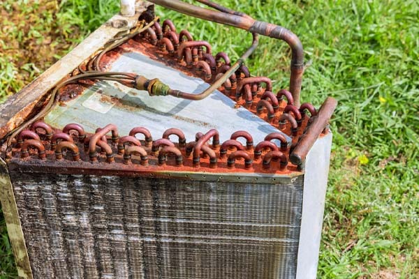 image of air handing unit or fan coil unit of a heat pump