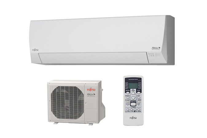 fujitsu general ductless hvac system