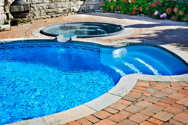 pool and hot tub