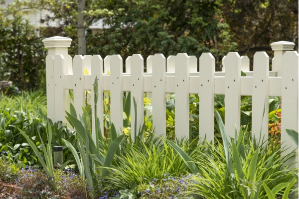 decorative fence to hide whole-house generator