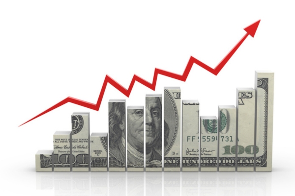 money chart depicting fluctuating heating oil prices