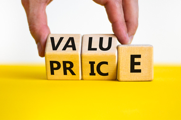 value price blocks depicting costs of converting from oil to propane